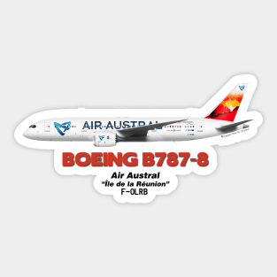 Boeing B787-8 - Air Austral "Île de la Réunion" Sticker